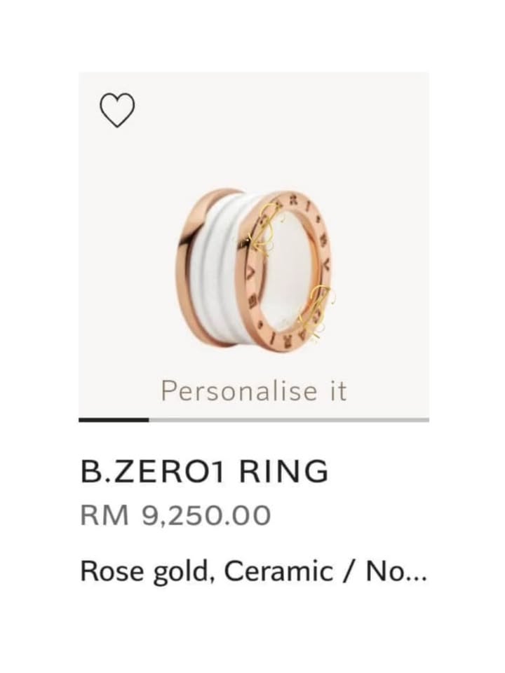 Bvlgari B Zero1 RG Ring  - Image 2