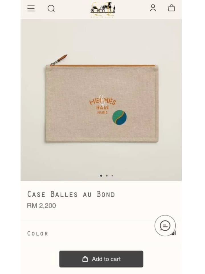 Hermes Bain Pouch  - Image 2