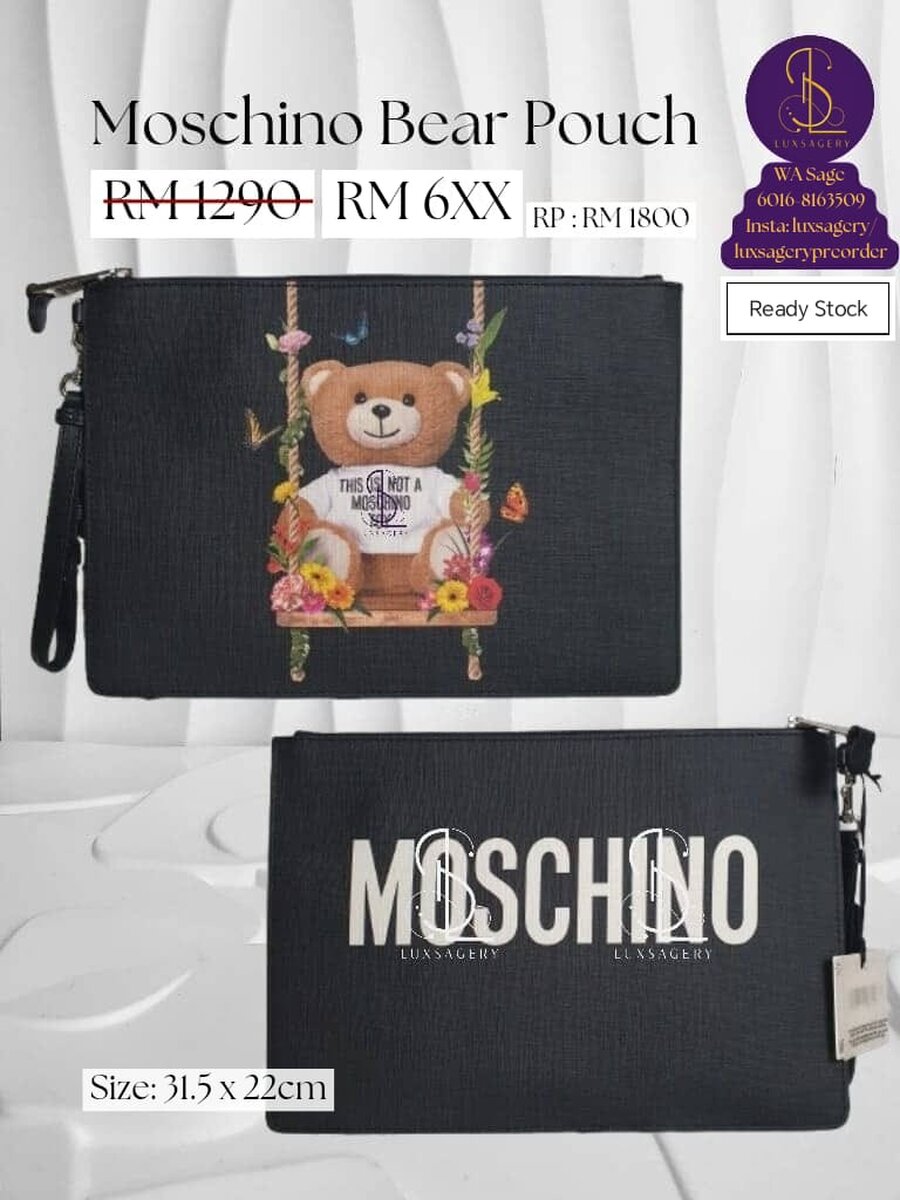 Moschino Bear Pouch