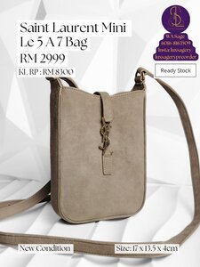 Saint Laurent Mini Le 5 A 7 Bag - Image 2