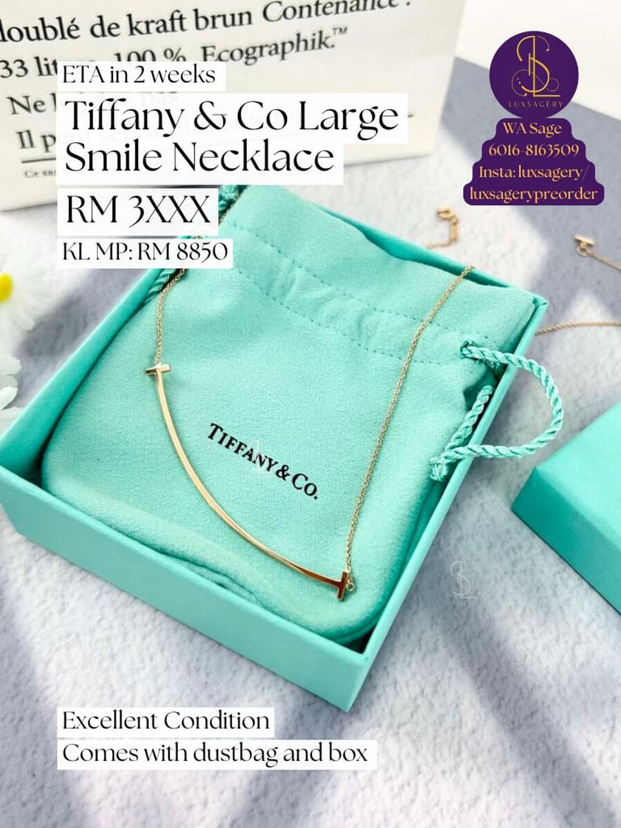 Tiffany & Co Large Smile Necklace