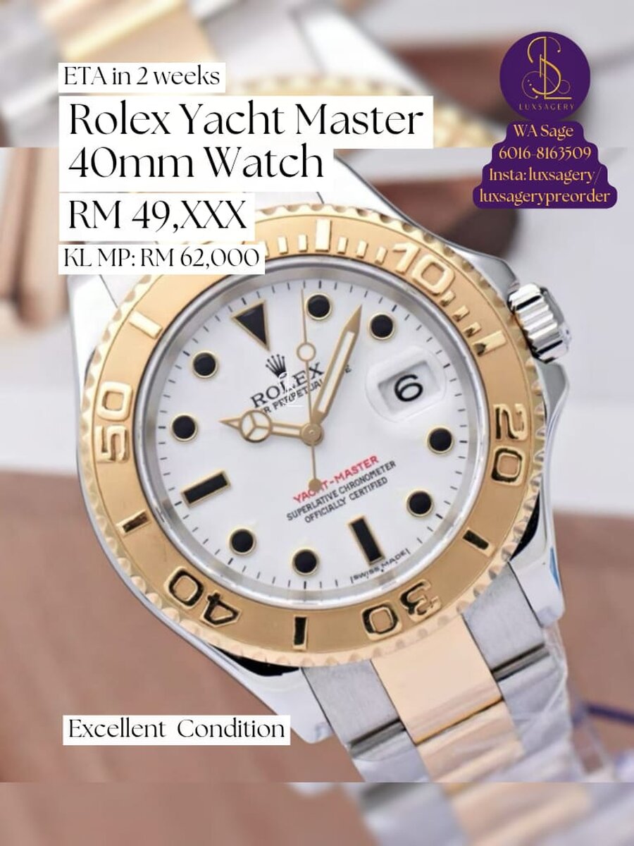 Rolex Yacht Master 40mm Watch 