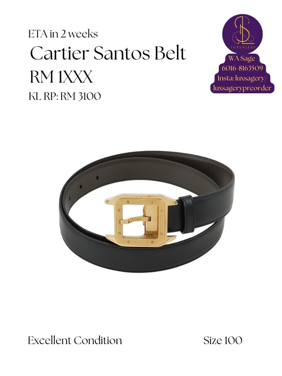 Cartier Santos Belt