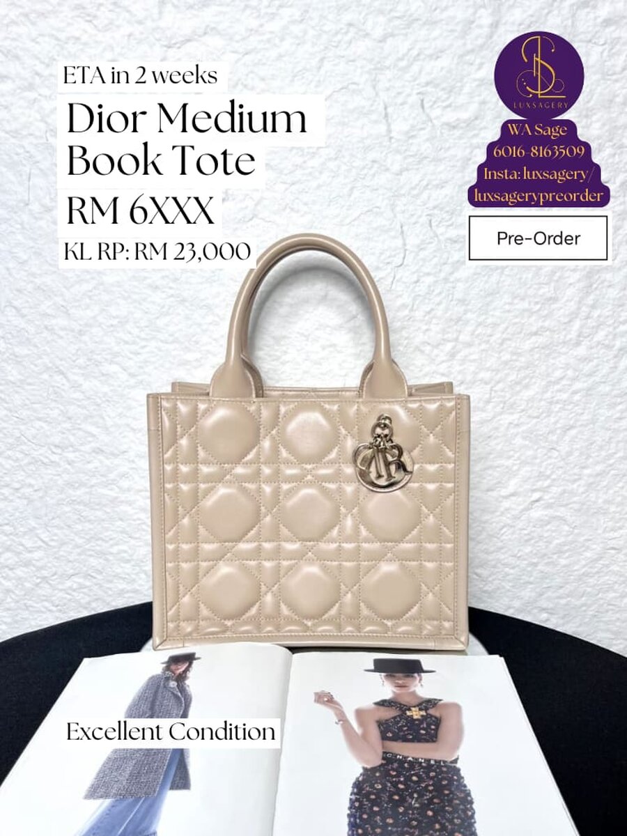 Dior Medium Book Tote