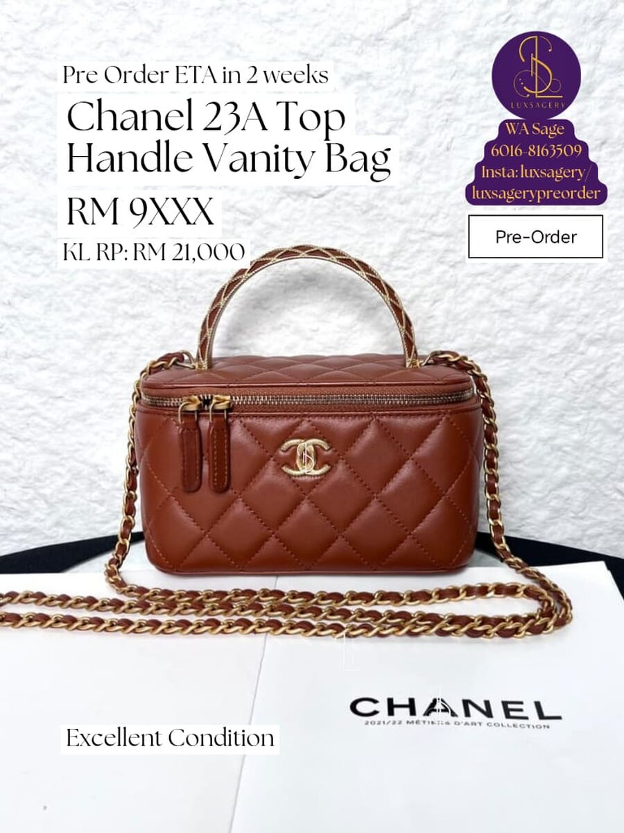 Chanel 23A Top Handle Vanity Bag 